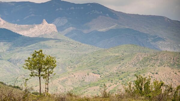 В окрестностях горы Демерджи в Крыму