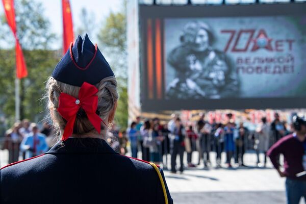 Празднование Дня Победы в Симферополе