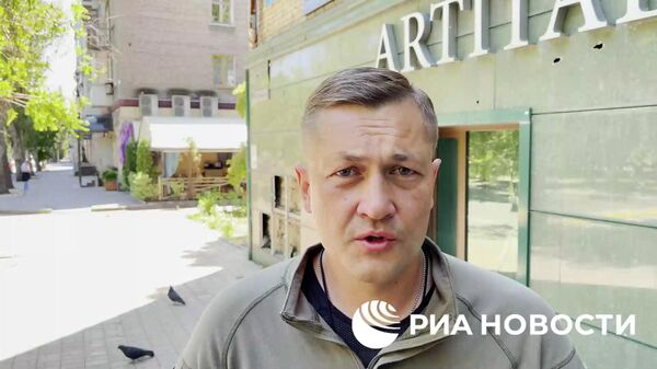 Видео РИА Новости. Военные ДНР уничтожили несколько батарей поставленных из США гаубиц M-777