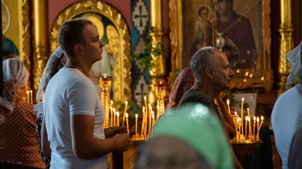Празднование Святой Троицы в Симферополе
