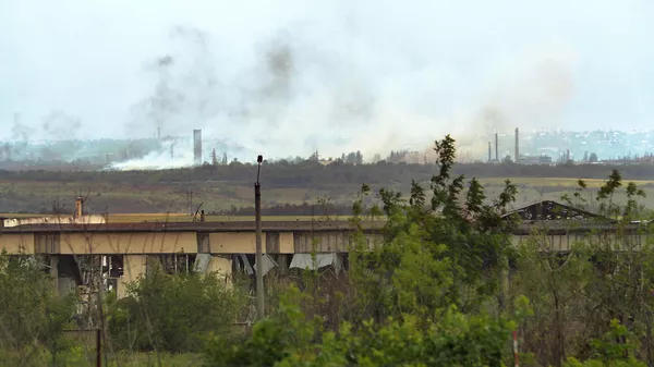 Зачистка Горского от украинских войск в ЛНР