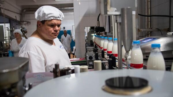 Производство молочной продукции на молокозаводе НОВАТОР в Джанкое