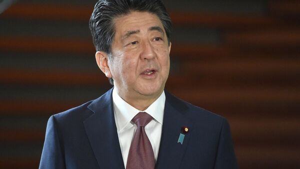 Экс-премьер-министр Японии Синдзо Абэ 