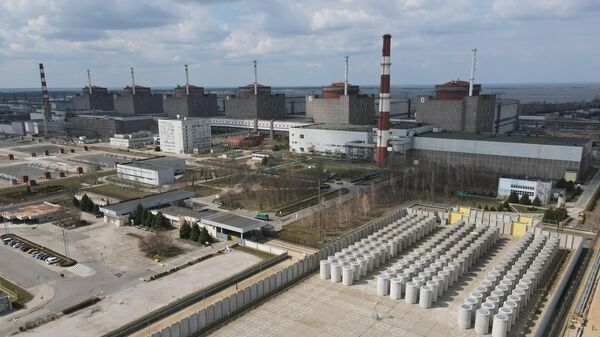 Запорожская атомная электростанция в Энергодаре