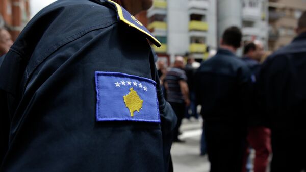 Сотрудник полиции в Косово
