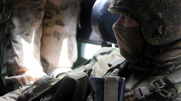 Военнослужащий ВС РФ в южном секторе специальной военной операции на Украине.