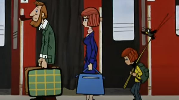 Стоп-кадр из мультфильма Каникулы в Простоквашино