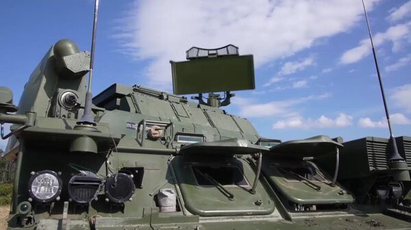Работа ЗРК Тор-М2 по перехвату украинских ракет