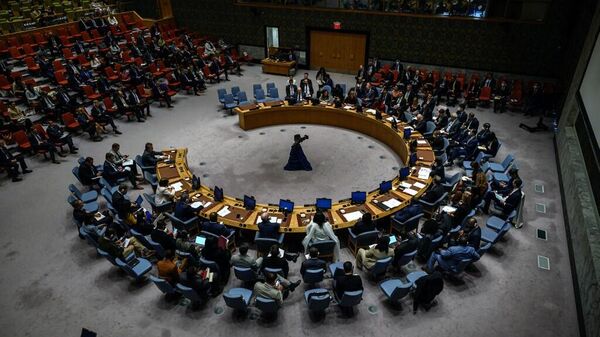 Заседание Совета Безопасности ООН в штаб-квартире ООН в Нью-Йорке 30 сентября 2022 года. Фото AFP
