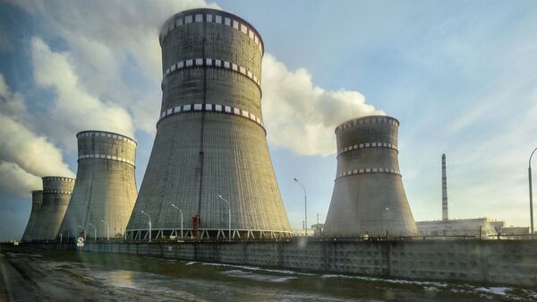 Ровенская атомная электростанция в Кузнецовске.