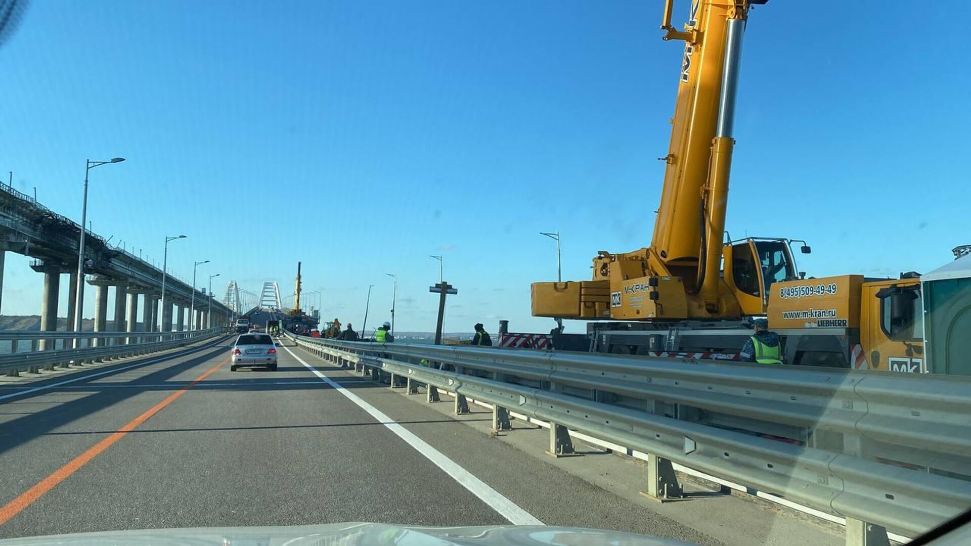 Крымский мост сейчас 2022
