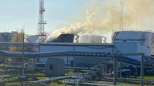 Пожар на нефтебазе в Белгородской области потушили
