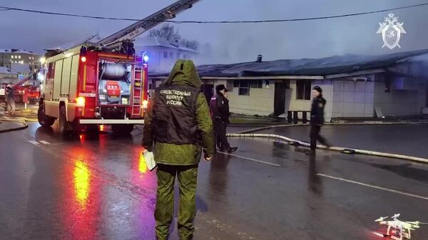 Пожар в ночном клубе в Костроме