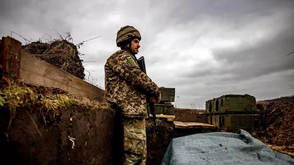 Украинский военный. Фото AFP