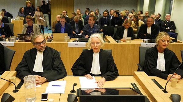 Заседание суда Гааги по делу о рейсе 17 Malaysia Airlines