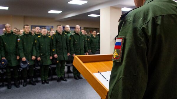 В Крыму призывников провожают к месту службы. Проводы состоялись на территории военного комиссариата Республики Крым 