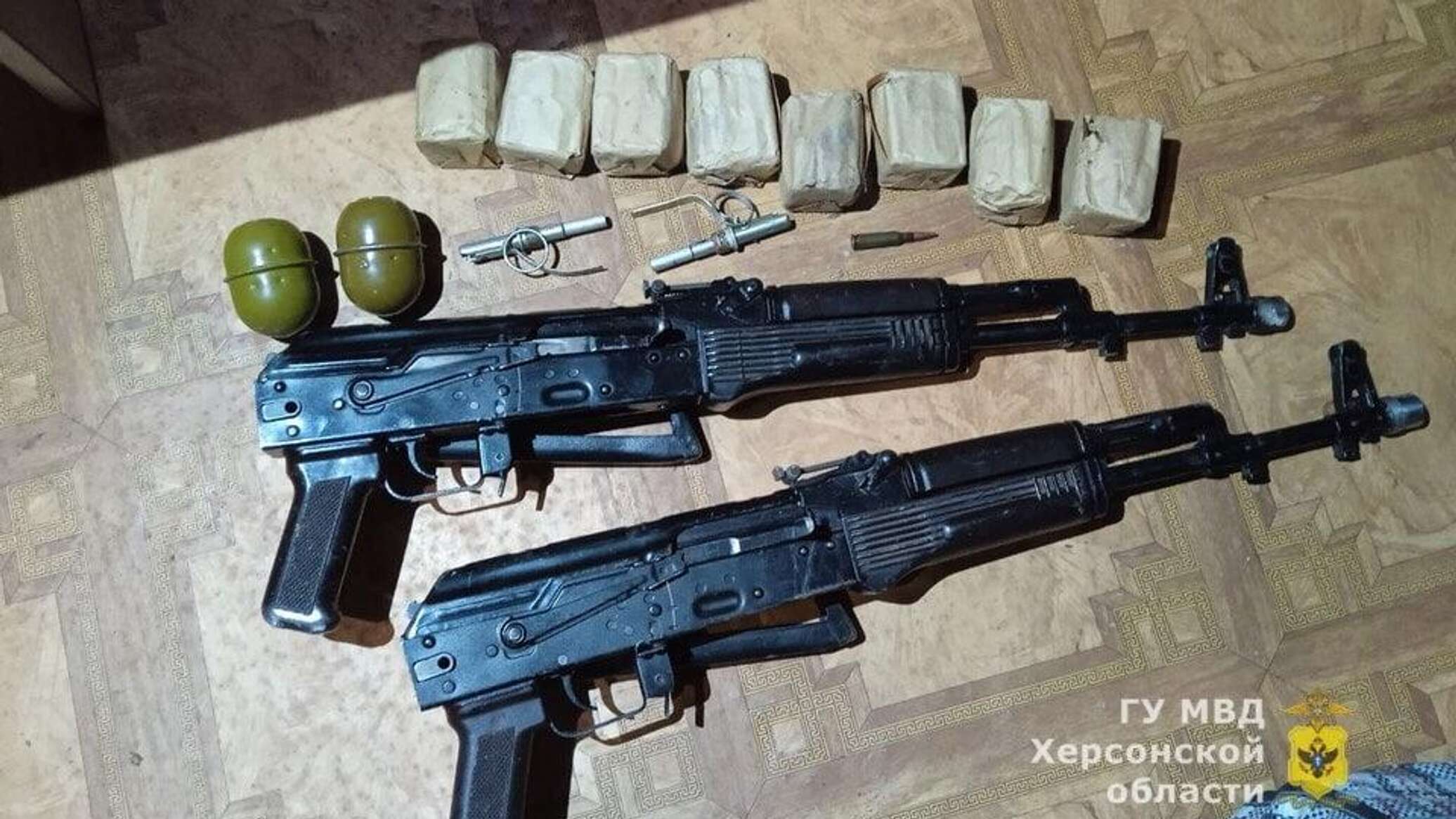 В Херсонской области задержали диверсанта с двумя автоматами