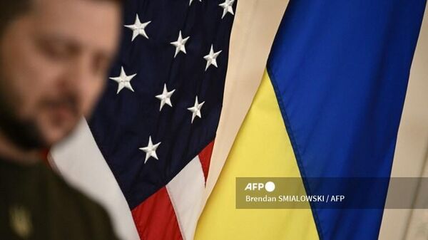 Президент Украины Владимир Зеленский во время пресс-конференции с президентом США Джо Байденом. Фото AFP