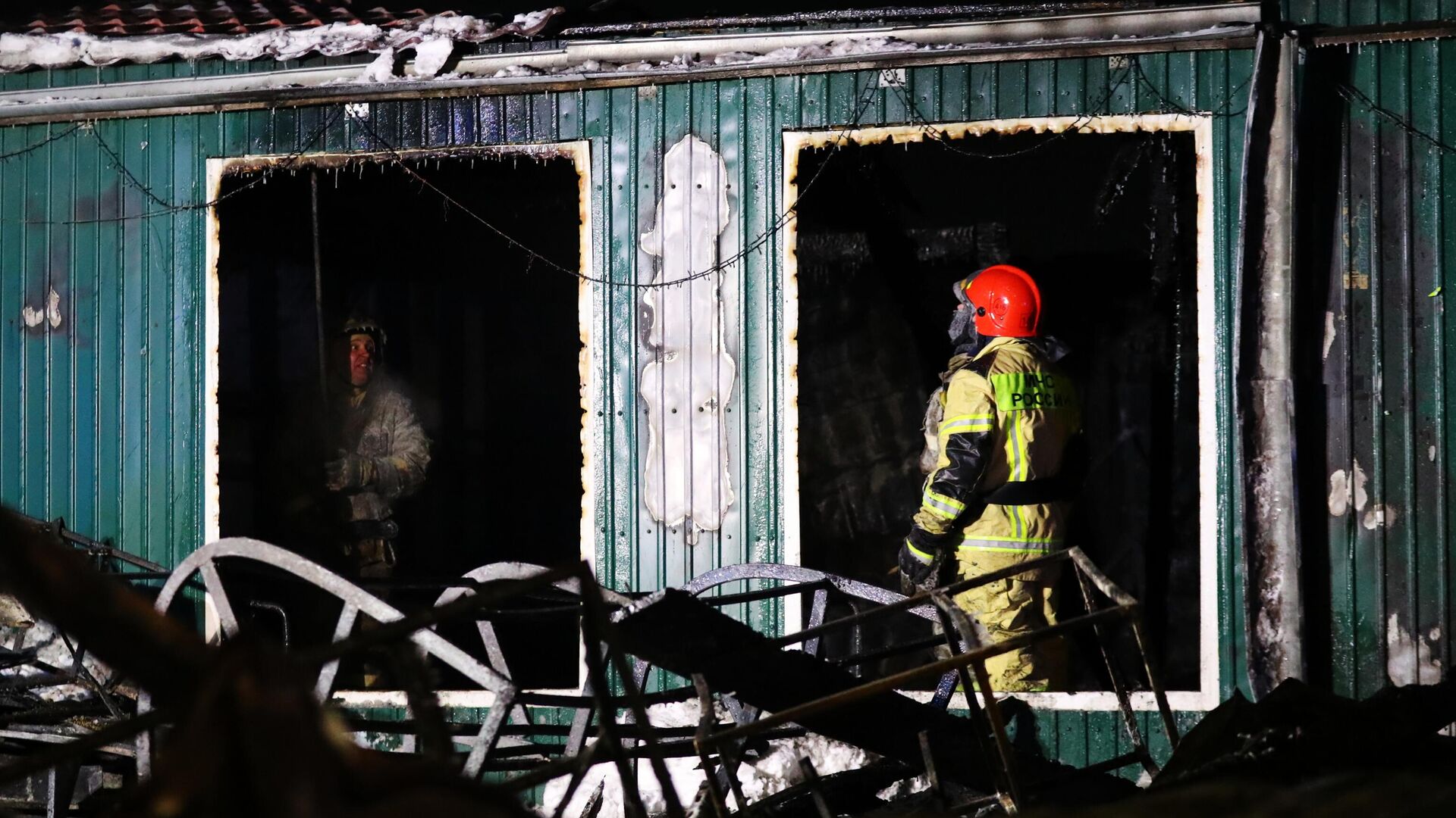 Пожар в доме престарелых в Кемерове - РИА Новости, 1920, 24.12.2022