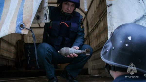Найденный в мусорном баке в Севастополе боеприпас оказался минометной миной времен ВОВ