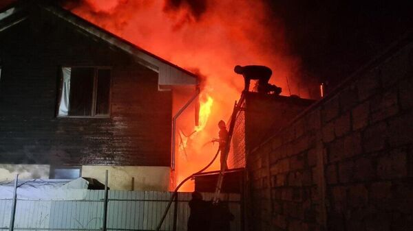 В ночь на 20 января в селе Заречное Симферопольского района сгорел жилой двухэтажный дом
