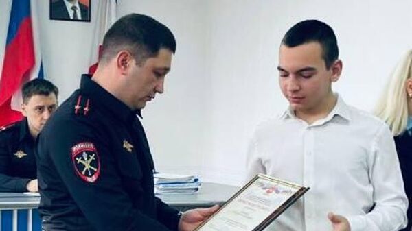 Жителя Крыма наградили за помощь в поимке подозреваемого в тяжком преступлении