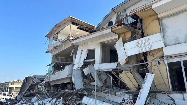 Последствия землетрясения в турецком городе Антакья