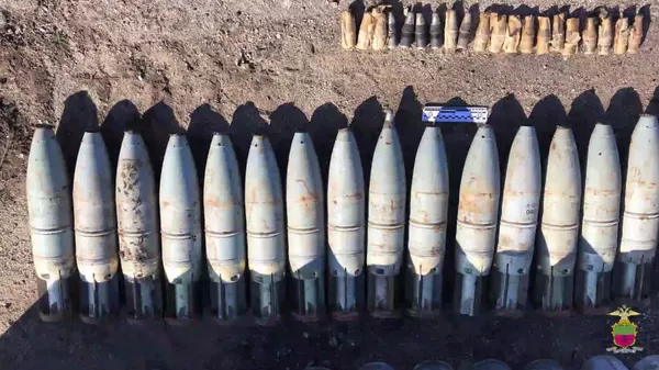 В Запорожской области найден замаскированный под свалку крупный схрон танковых снарядов