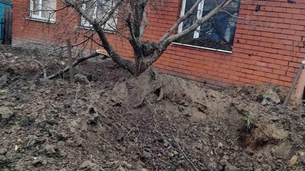 Результат обстрела ВСУ села в Белгородской области