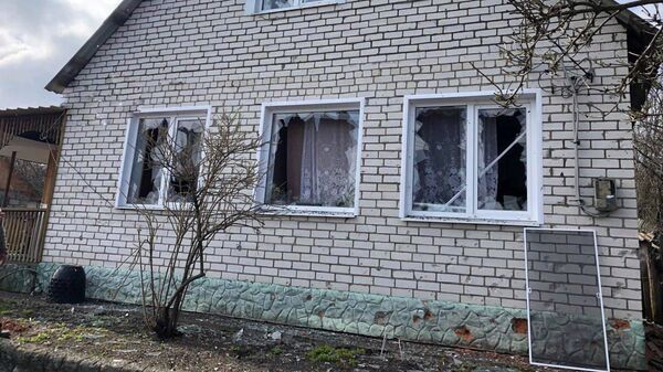 Последствия обстрела ВСУ села Новая Таволжанка в Белгородской области