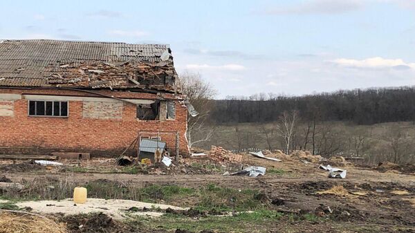 Последствия удара ВСУ по хозяйству в Белгородской области 
