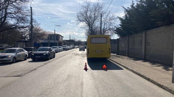 В Симферополе Daewoo Lanos столкнулся с пассажирским автобусом