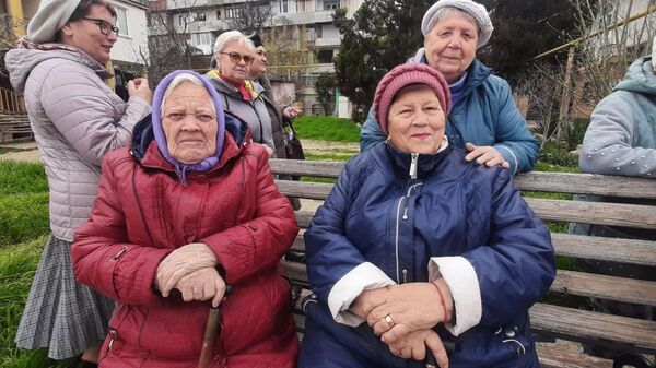 Пенсионерки в Крыму. Архивное фото