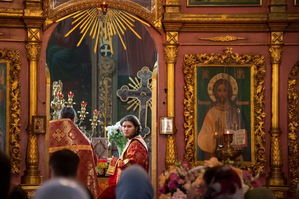 Празднование православной Пасхи в Симферополе