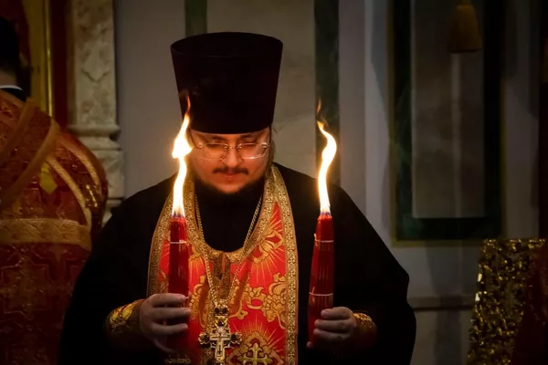 Благодатный огонь в Симферополе