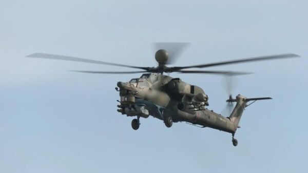 Ударный вертолет Ми-28 ВКС РФ 