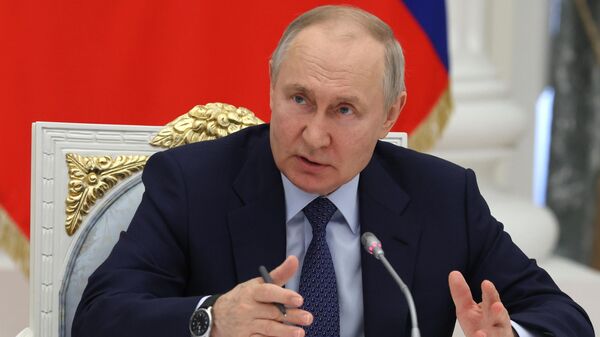 Встреча президента РФ В. Путина с представителями Деловой России