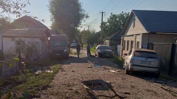 Последствия обстрела города Валуйки Белгородской области