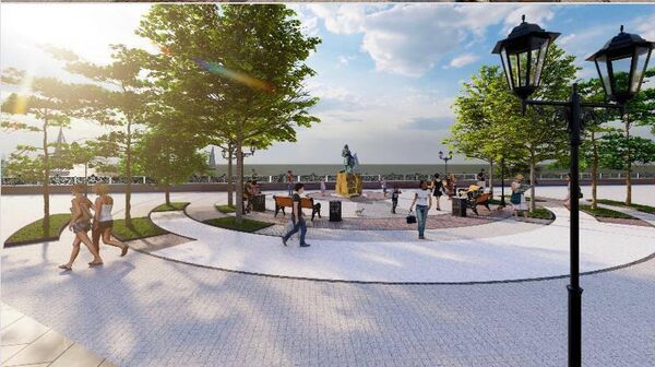 Проект обустройства площади Волошина в Коктебеле