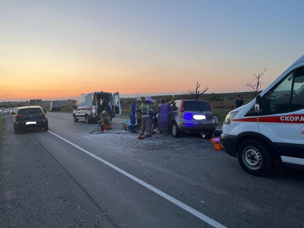 Смертельное ДТП на трассе Симферополь - Евпатория