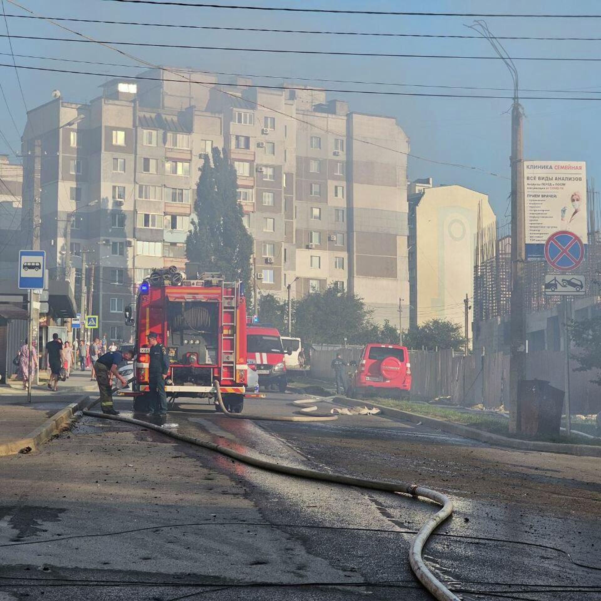 В Симферополе пожар – горят магазины на Балаклавской - РИА Новости Крым,  21.07.2023