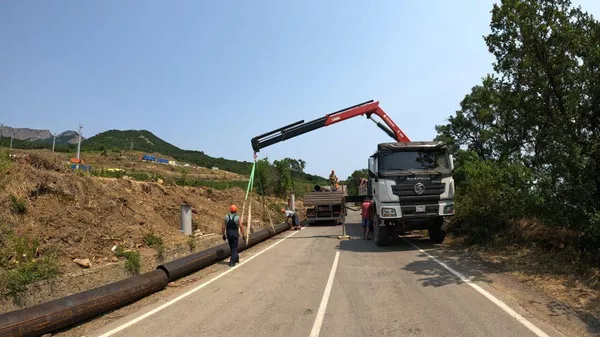 Газораспределительная станция Веселое в западной части Ялты
