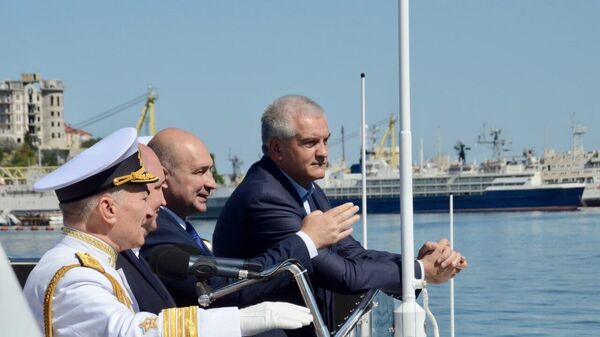 Глава Крыма Сергей Аксенов принял участие в праздновании Дня ВМФ в Севастополе