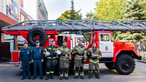 В Симферополе огнеборцы спасли на пожаре восемь человек