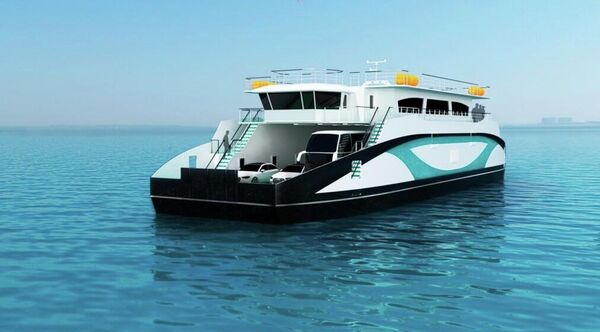 Презентация проекта парома нового поколения на электродвигателе