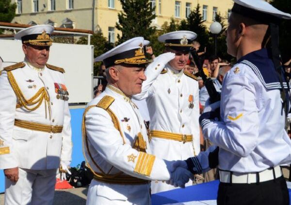 В Севастополе курсанты Черноморского высшего военно-морского училища имени П.С. Нахимова приняли Военную присягу