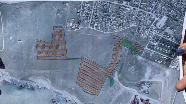 Схема распределения 165 участков земли для участников СВО в селе Молочное в Крыму