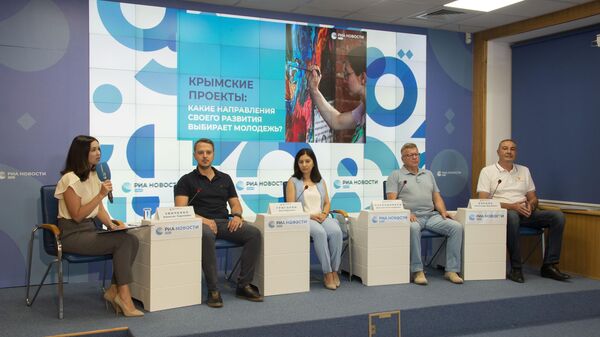 Пресс-конференция Крымские проекты: какие направления своего развития выбирает молодежь?