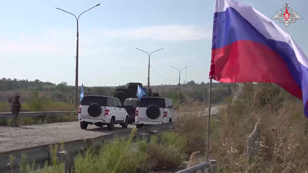 Российские военные обеспечивают безопасность ротации сотрудников МАГАТЭ на Запорожской АЭС