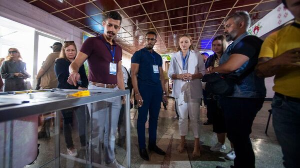 Работа иностранных наблюдателей на выборах на новых территориях в сентябре 2023 года